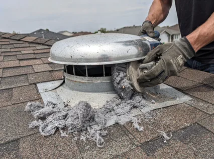 Cleaning Dryer Vent On Roof in Broadview Heights