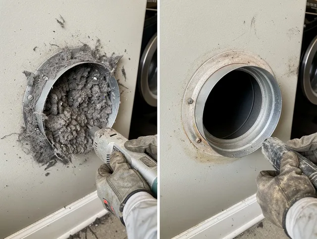 Professional clogged vent cleaning by Broadview Heights Dryer Vent Cleaning in Broadview Heights