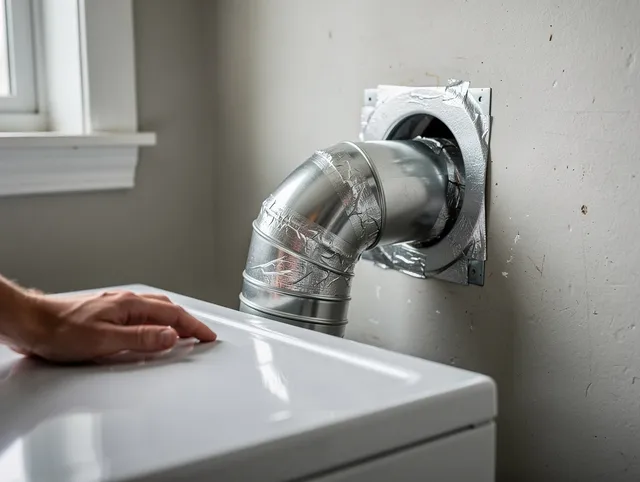 Broadview Heights Dryer Vent Cleaning expert performing professional dryer vent repair and installation in Broadview Heights