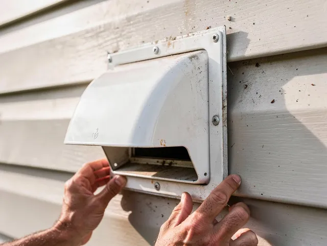 Broadview Heights Dryer Vent Cleaning technician delivering thorough residential dryer vent cleaning service in Broadview Heights